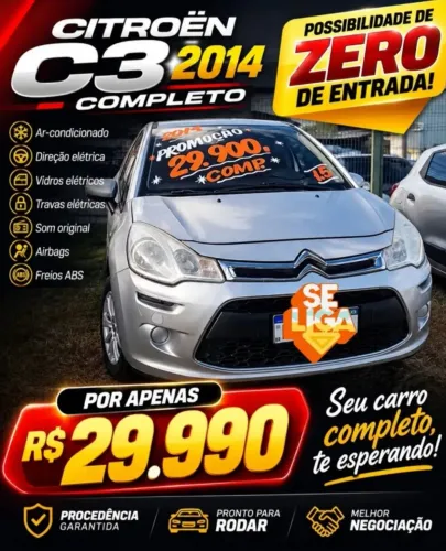 Citroen C3 Origine 1.5 Flex 8V 5P Mec. 2014