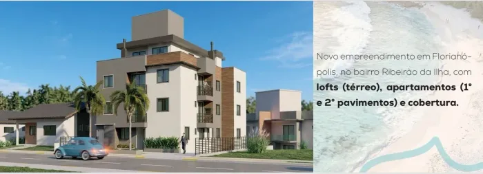 LANÇAMENTO APARTAMENTO RIBEIRÃO DA ILHA COMM ELEVADOR