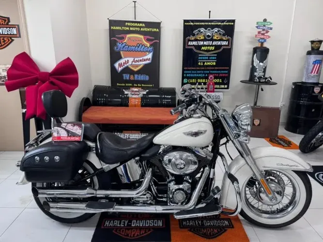 Harley-Davidson Softail Deluxe Flstn 2014 - linda 40.000 Km - Equipada