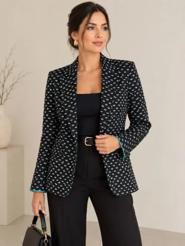 Blazer / Casaco Feminino Estampado - Atmosphere (Tamanho PP / 34)