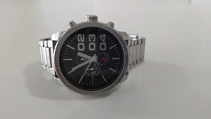 Relogio Diesel Original Modelo DZ-4209 1112 10, Double Down, Pilha Nova, Caixa Grande