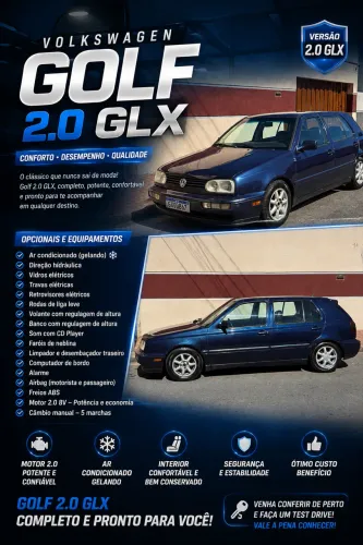 Volkswagen Golf GLX 2.0 4P 1998