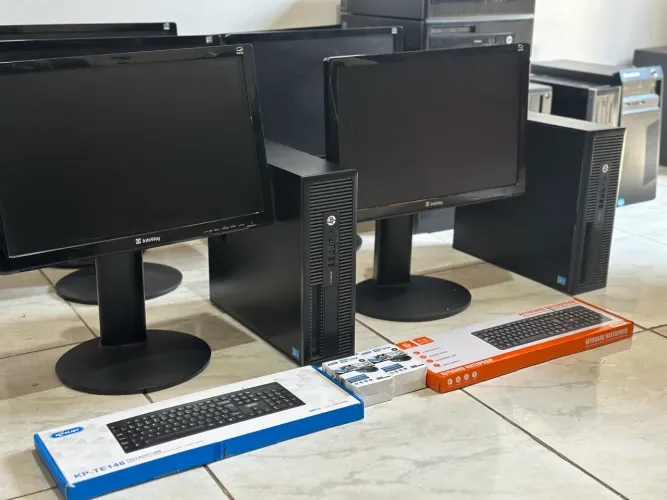 Computador hp wifi tela retratil i5 quarta  para empresas ssd loja fisica 