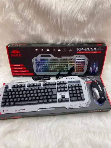 Teclado kit Gamer iluminação led