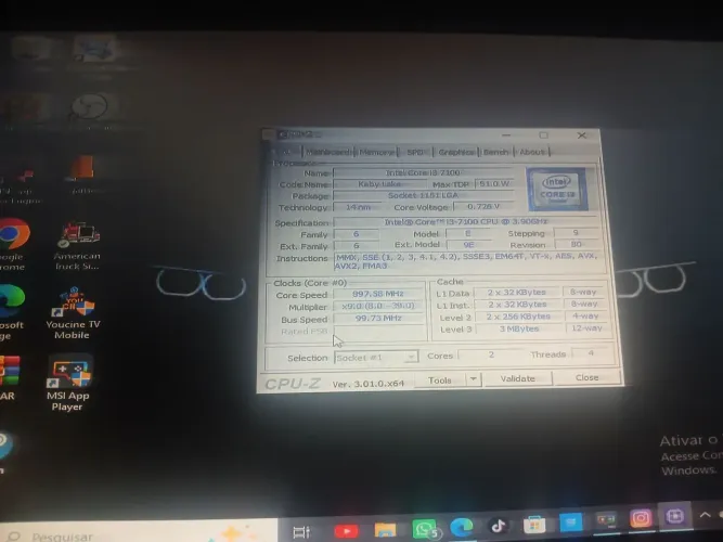 Pc completo i3 7 geração, 12 de ram ddr4, 900gb com teclado mecanico e caixa de som.