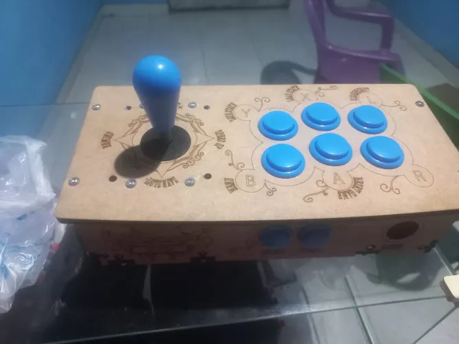 Controle arcade USB e Bluetooth 