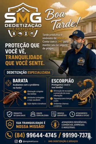 Dedetização e serviços