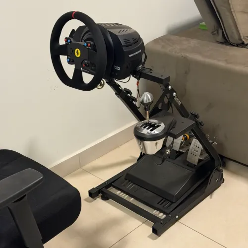 Simulador Thrusmaster T300RS + Câmbio Th8a + Cockpit + Aro Ferrari 599XX EVO 30