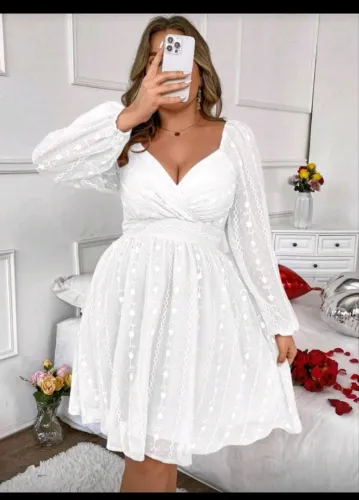 Vestido para Casamento Civil Shein Branco
