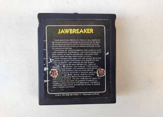 Cartucho 2 Jogos Atari - Jawbreaker / River Raid