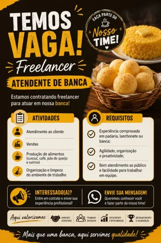 Vaga de free lancer