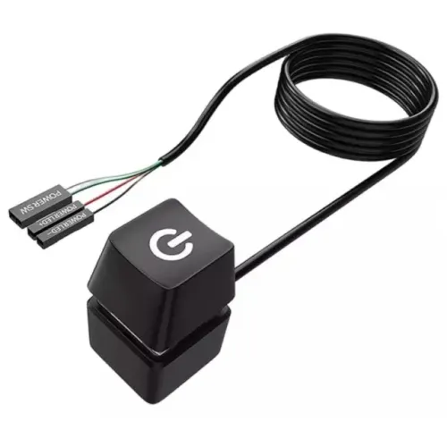 Botão Interruptor Power On Off Liga E Desliga Pc Externo