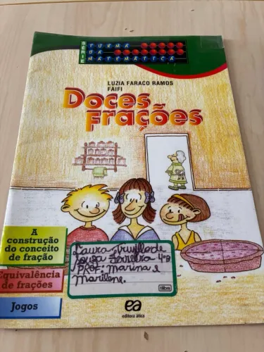 Livro de leitura Doces Frações