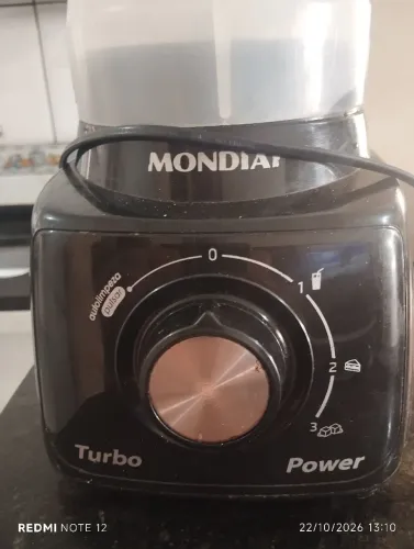 Liquidificador Mondial Turbo Power Seminova