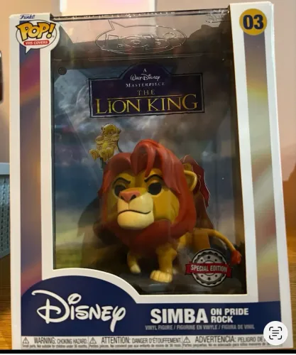 Funko Pop Simba On Pride Rock 