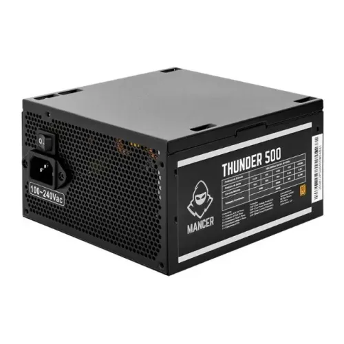 Fonte Mancer Thunder 500W 80 Plus Bronze - PFC Ativo - Apenas 1 Mês de Uso