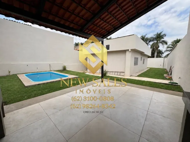 Casa- 3 quartos, 1 suíte, 360m² de lote, piscina- Pontal Sul- Aparecida