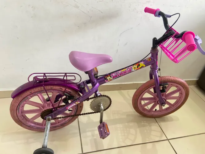 Bicicleta Infantil aro 16 da Minnie