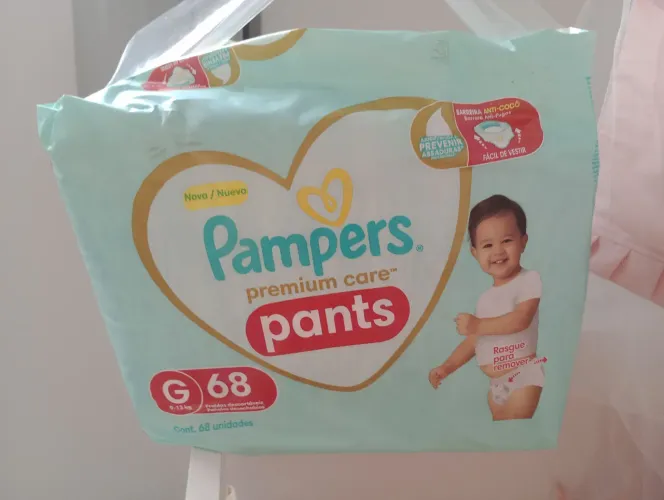 Fralda Pampers Premium Care Pants G 68 Unidades