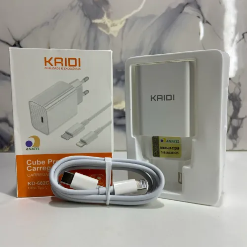 Carregador Turbo 20W GaN KRIDI
