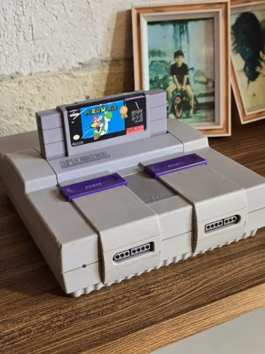 Super Nintendo Fat bem conservado