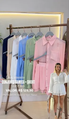 CONJUNTO CAMISA + SHORT