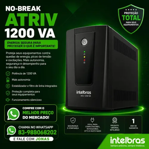NO-BREAK ATTIV 1200 VA DA INTELBRAS