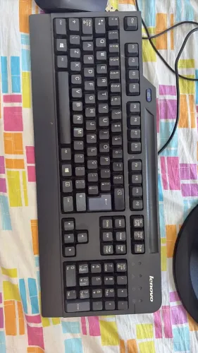 Teclado Lenovo USB ABNT2 com Numérico - Original - Excelente Estado