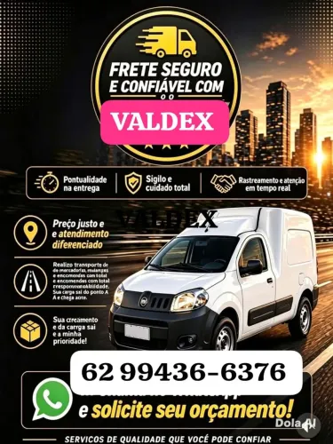 Frete fiorino goiânia  e região  zap * 