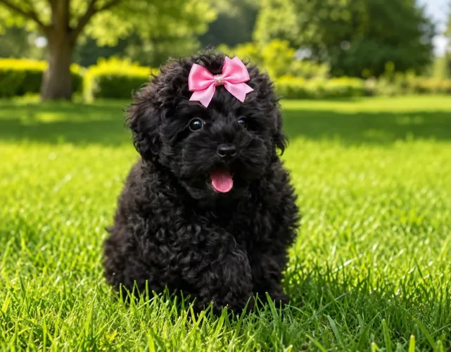 Poodle toy fêmea Black
