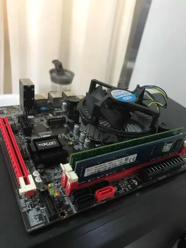 Kit completo placa mãe