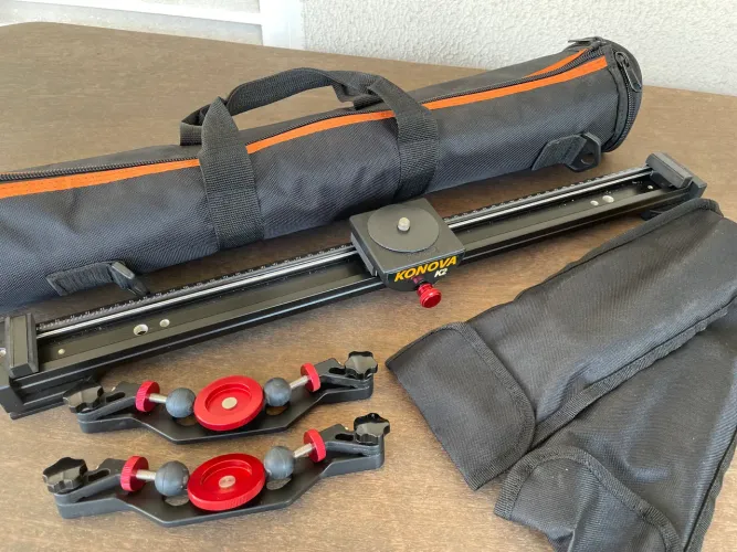 Slider Konova K2 60cm para estabilização de movimentos em gravação de vídeos 