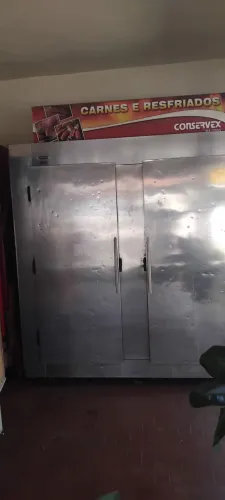 Geladeira inox