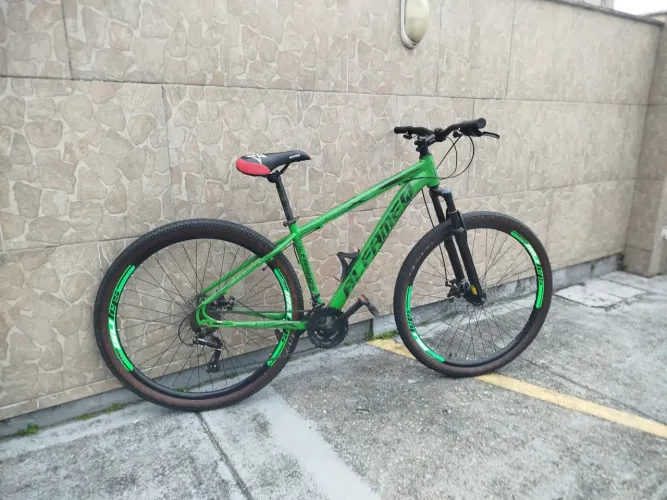 Bicicleta verde Aro 29