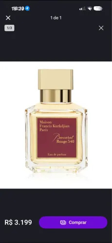 Perfume maison francis kurkdjian
