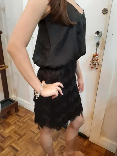 Vestido MORENA ROSA Party. Tamanho P.