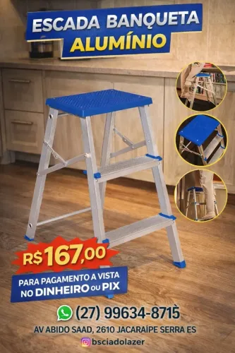 Escada Banqueta Alumínio