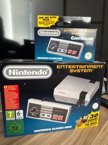 NES Classic Edition Euro Completo Original com Controle Adicional