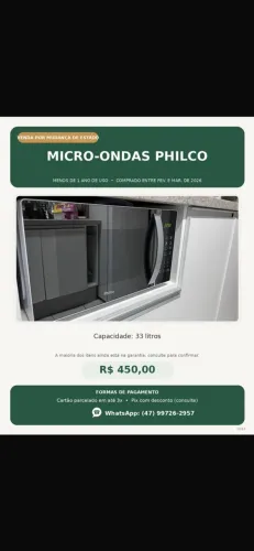 Microondas Philco 33 L