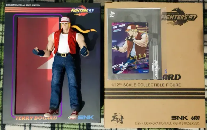 King of Fighters  Terry Bogard Tunshi Studio 1/12 boneco figura original Fatal fury