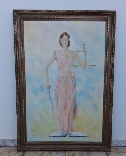 Quadro Dama da Justiça