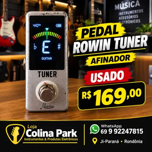 Pedal Rowin Tuner (Afinador)
