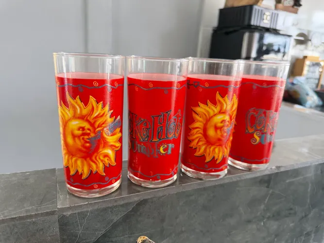 Copos coca cola antigos sumer hot