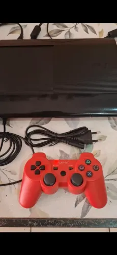 PS3 Destravado com 1 controle novo - só pega com cabo componente mas roda normal os jogos!
