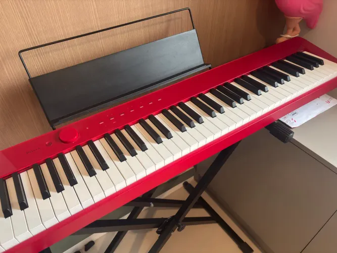 Piano Elétrico Casio Px S1100 Privia Rd Vermelho