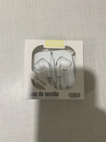 Fone de Ouvido Kaidi KD-735 para iOS (Lightning) - Novo na Caixa
