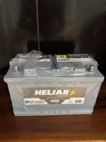 Bateria HELIAR AGM 80AH / 800CCA - NOVA C/ GARANTIA