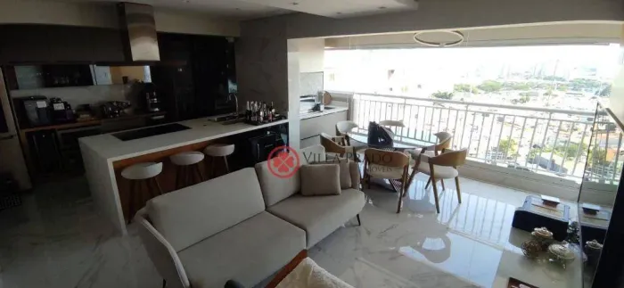 LINDO APARTAMENTO COM CHURRASQUEIRA NA VARANDA, NO TATUAPÉ (PQ SÃO JORGE)! 3 SUÍTES, 2 VAG