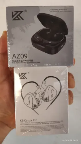 Fones KZ Bluetooth e Cabo [Novo, Lacrado]