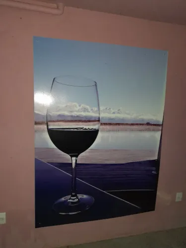 Painel 1,90 X 1,43m cálice de vinho
